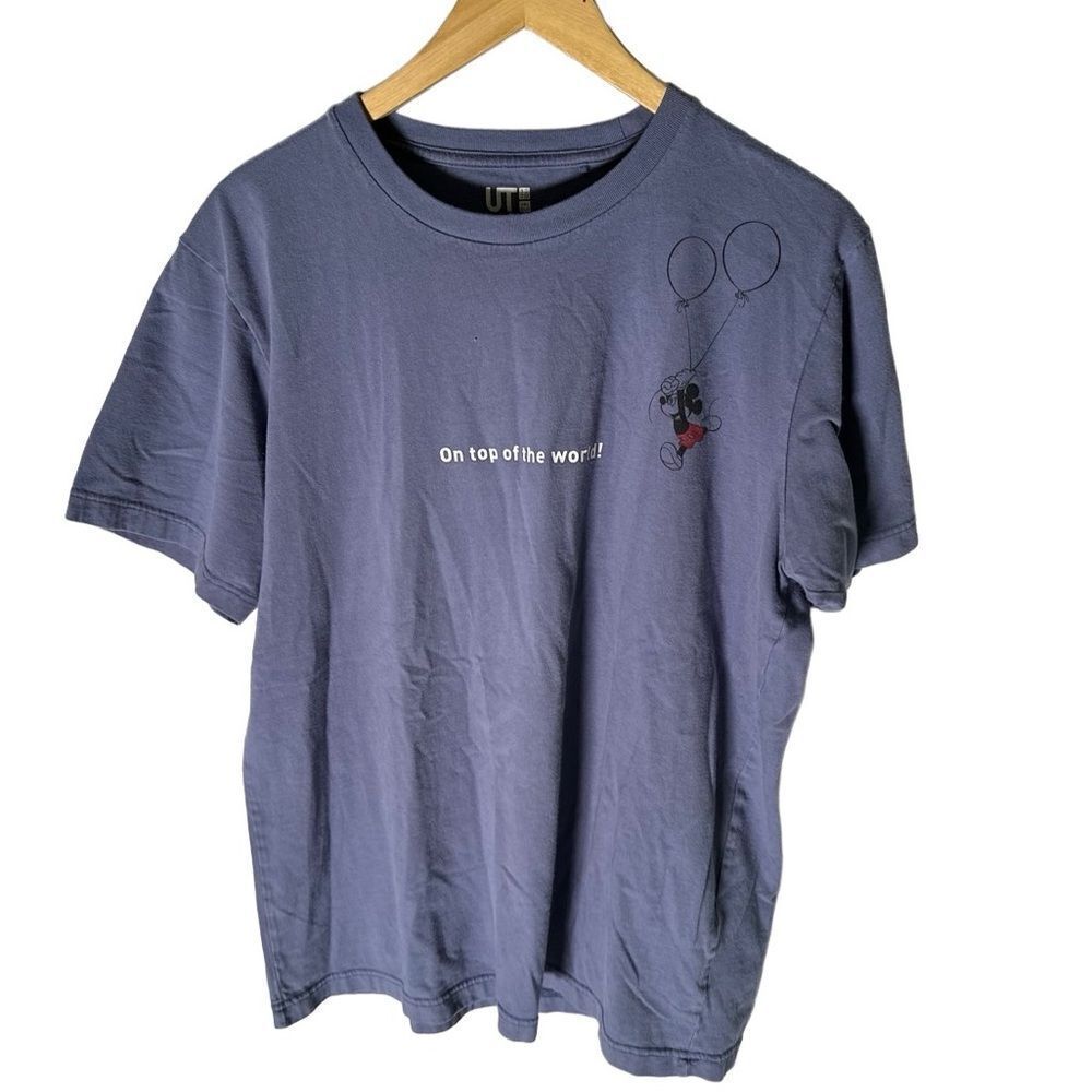Disney Mickey Mouse “On Top of the World” Graphic Tee Women’s Size Large